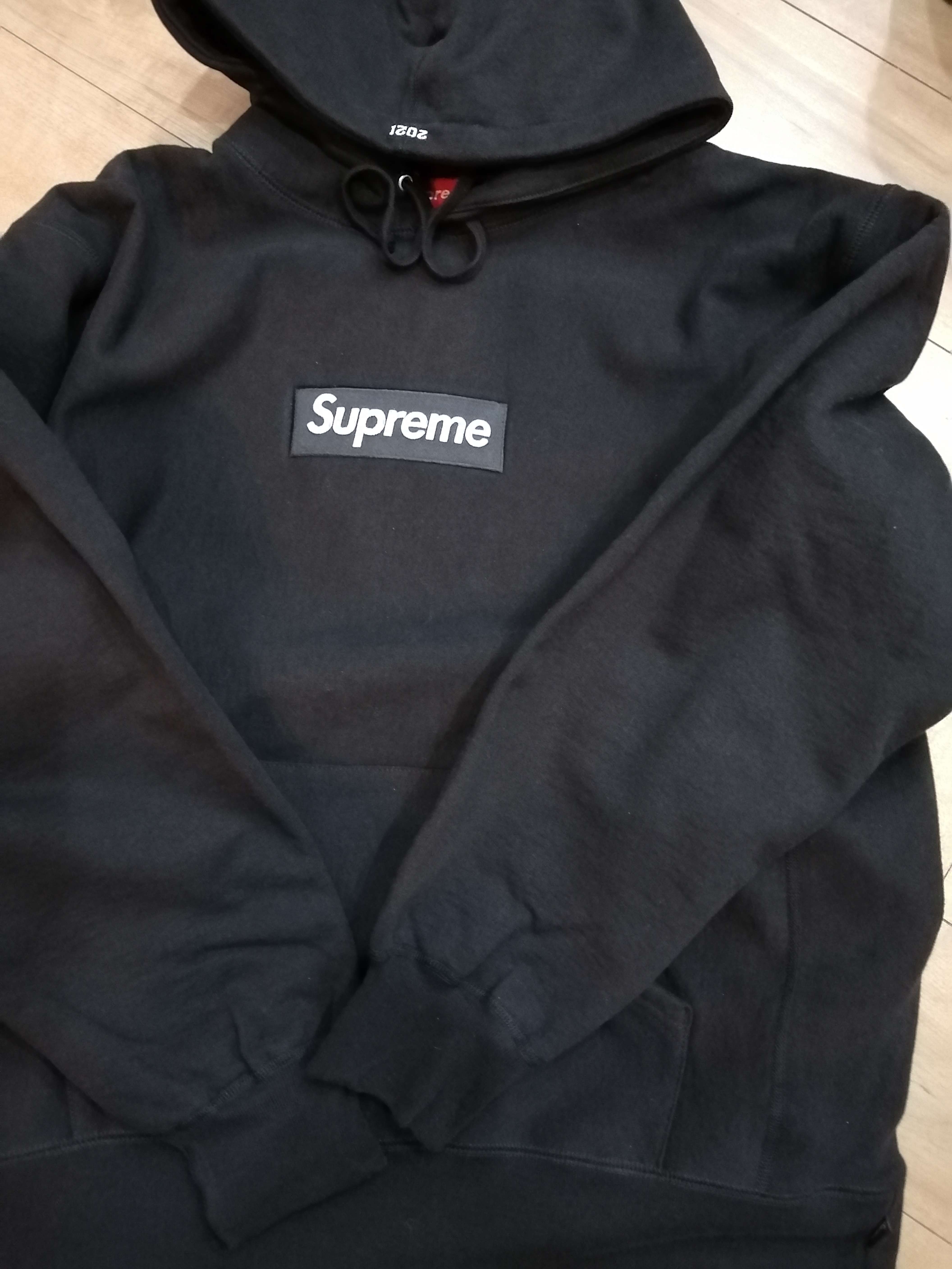Supreme Box Logo Hooded Sweatshirt "Black" (21FW)