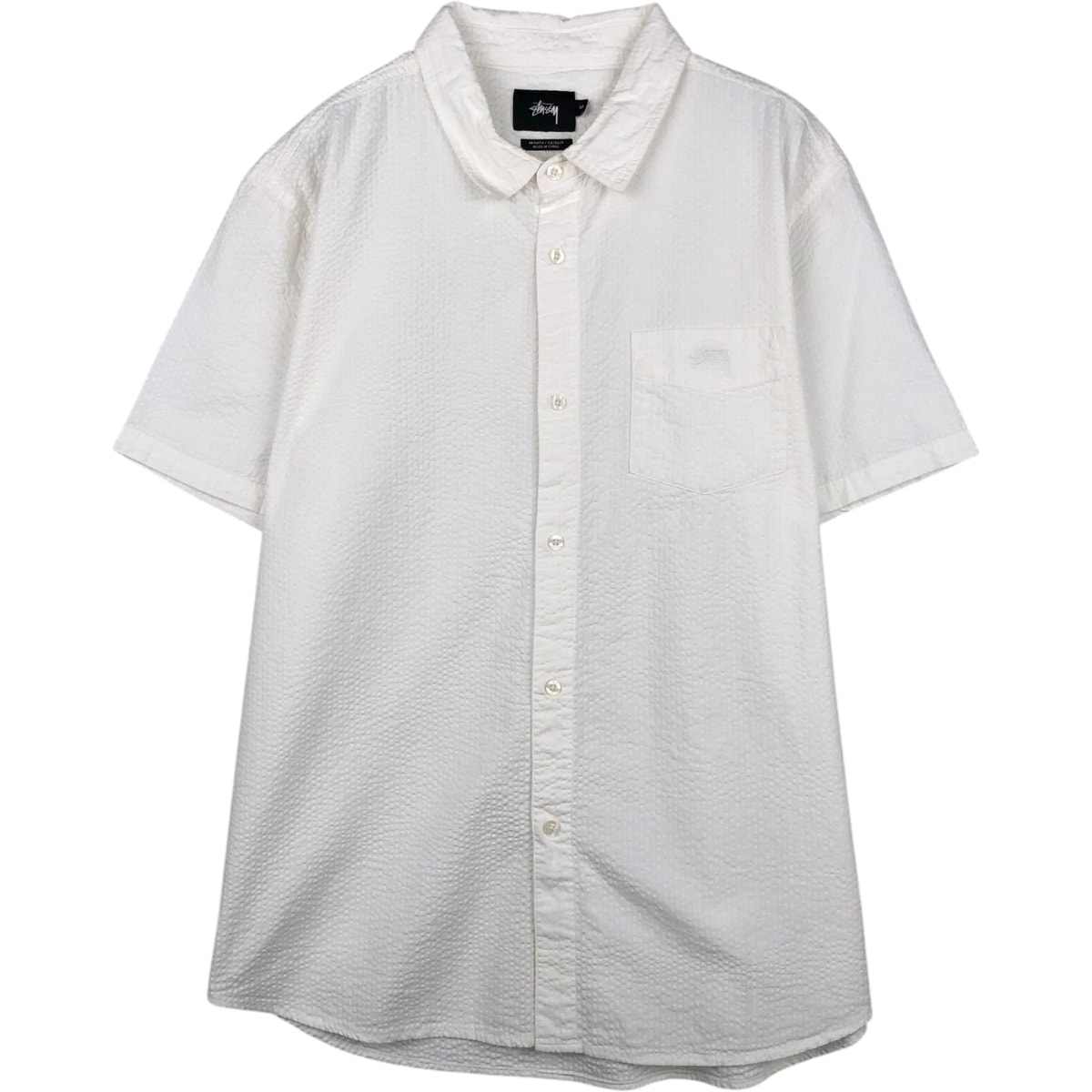 B (目立った傷や汚れなし)】古着 ステューシー STUSSY シアサッカー