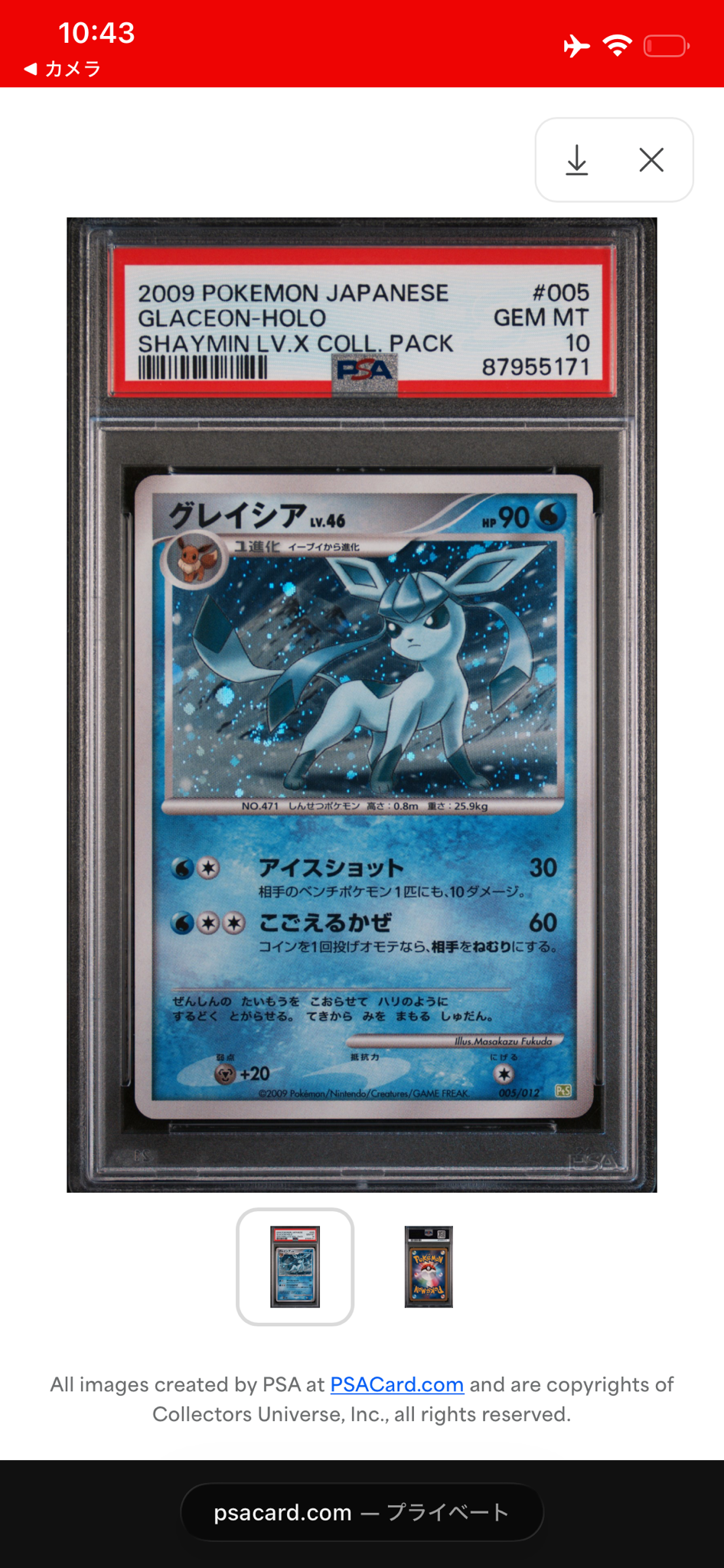 グレイシア [PtS 005/012](コレクションパック「シェイミLV.X」)通販