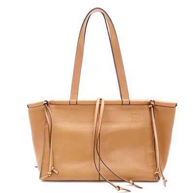 LOEWE ロエベ アナグラム ショルダーバッグ レザー ブラウン