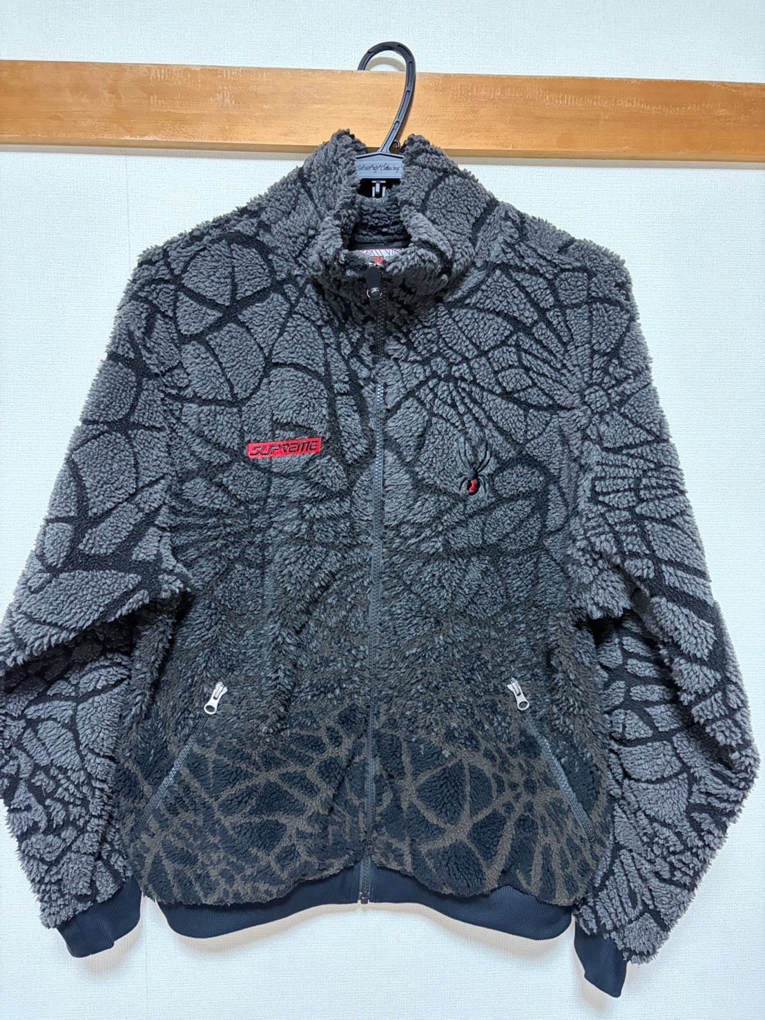 Supreme / Spyder Web Polar Fleece Jacket "Black"