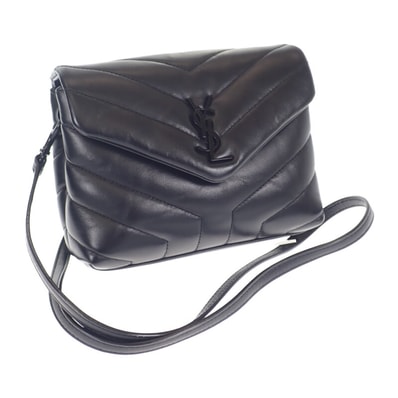 サンローラン SAINT LAURENT ルル トイバッグ 630951_DV708_1000 ショルダーバッグ カーフ ブラック レディース【中古】【Aランク】