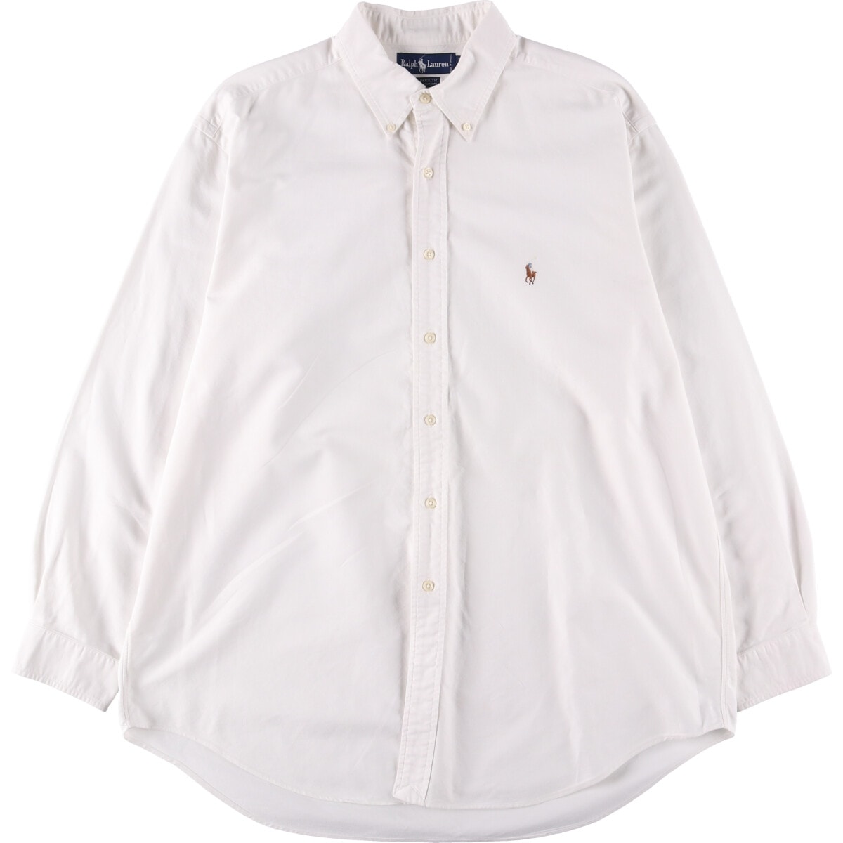 古着 ラルフローレン Ralph Lauren YARMOUTH 長袖 ボタンダウンシャツ メンズXL相当/eaa563424