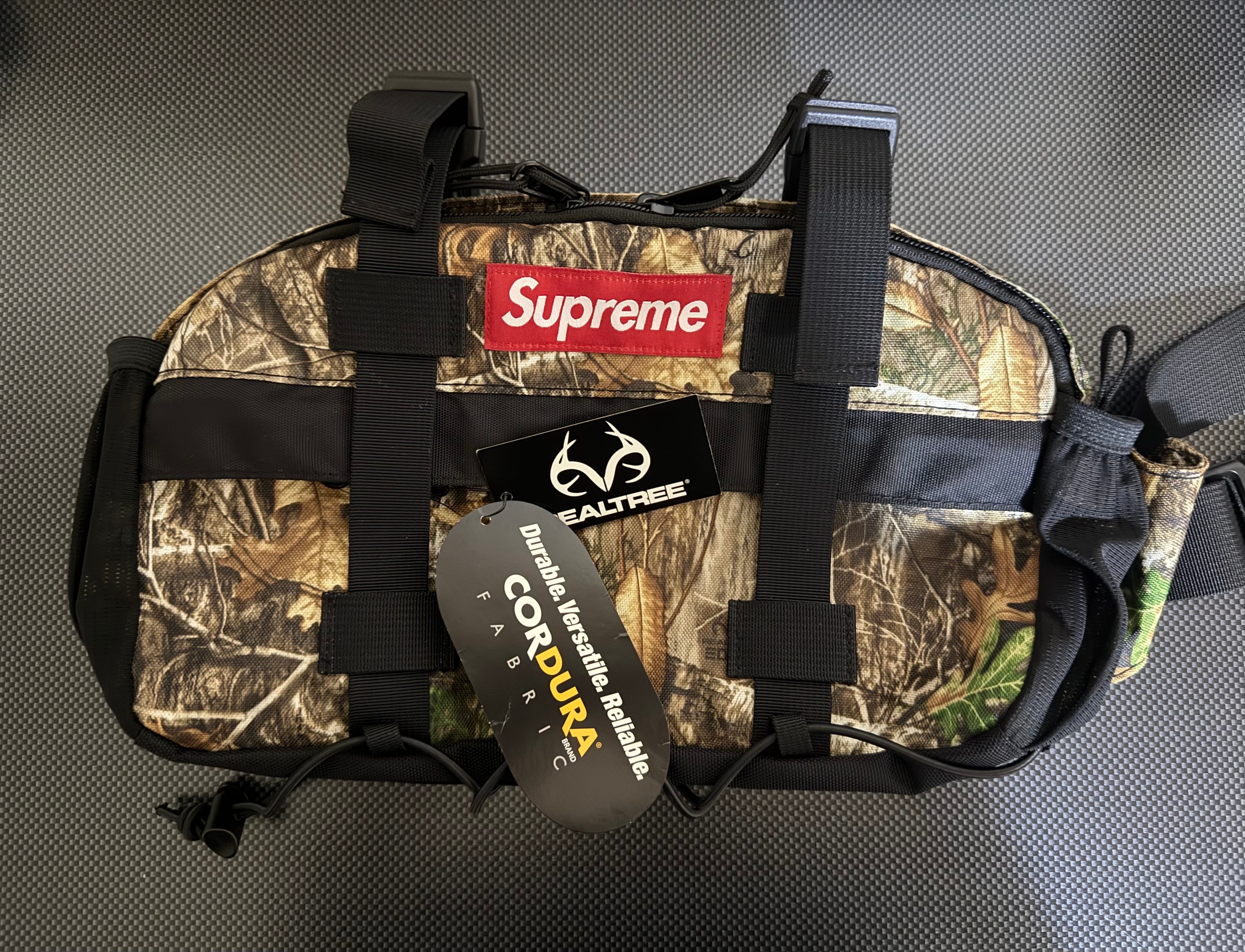 【新品・鑑定済】 Supreme ウエストバッグ ショルダーバッグ 17SS☆Supreme Waist Bag Shoulder Hip Bag ウエストバッグ 黒