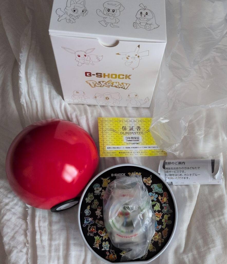 Casio G-Shock x Pokemon GA-110PKM-7AJR "White"