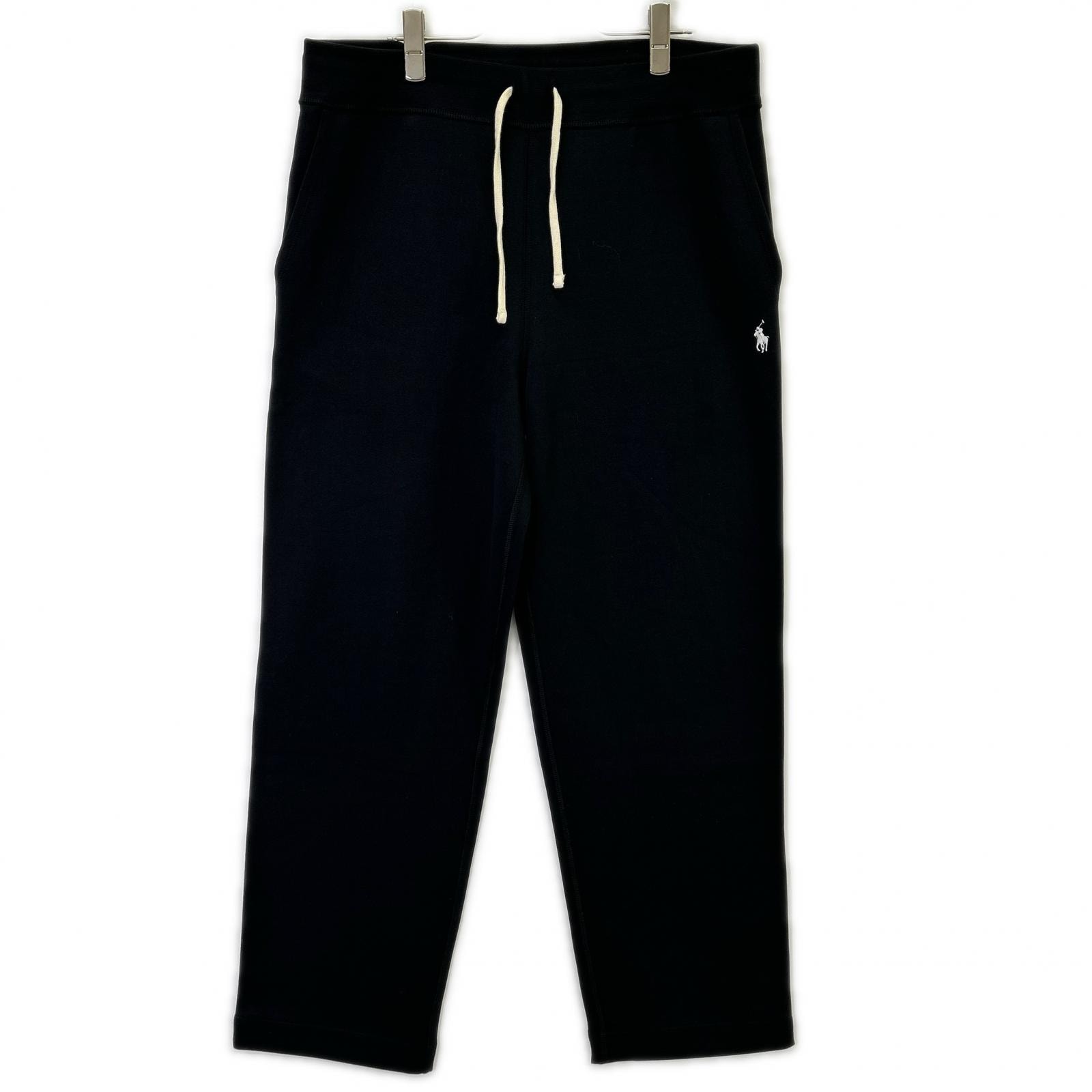 ポロ ラルフローレン 25年 ブラック KNIT-BANDED SWEATPANT-PANTS M