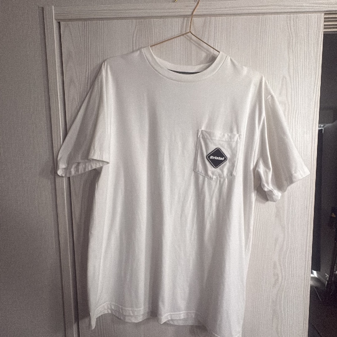 F.C.Real Bristol for Kids Emblem Pocket Tee "White"