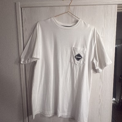 F.C.Real Bristol for Kids Emblem Pocket Tee "White"