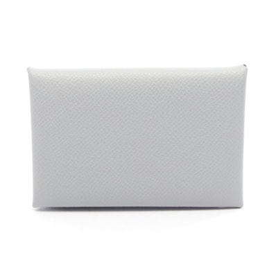 エルメス HERMES カルヴィ コインケース 財布 ヴォーエプソン ヴォーエプソン K刻印(2025年製造) レディース ブルー系 【中古】