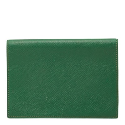 エルメス アジェンダGM 手帳カバー グリーン レザー レディース HERMES 【中古】
