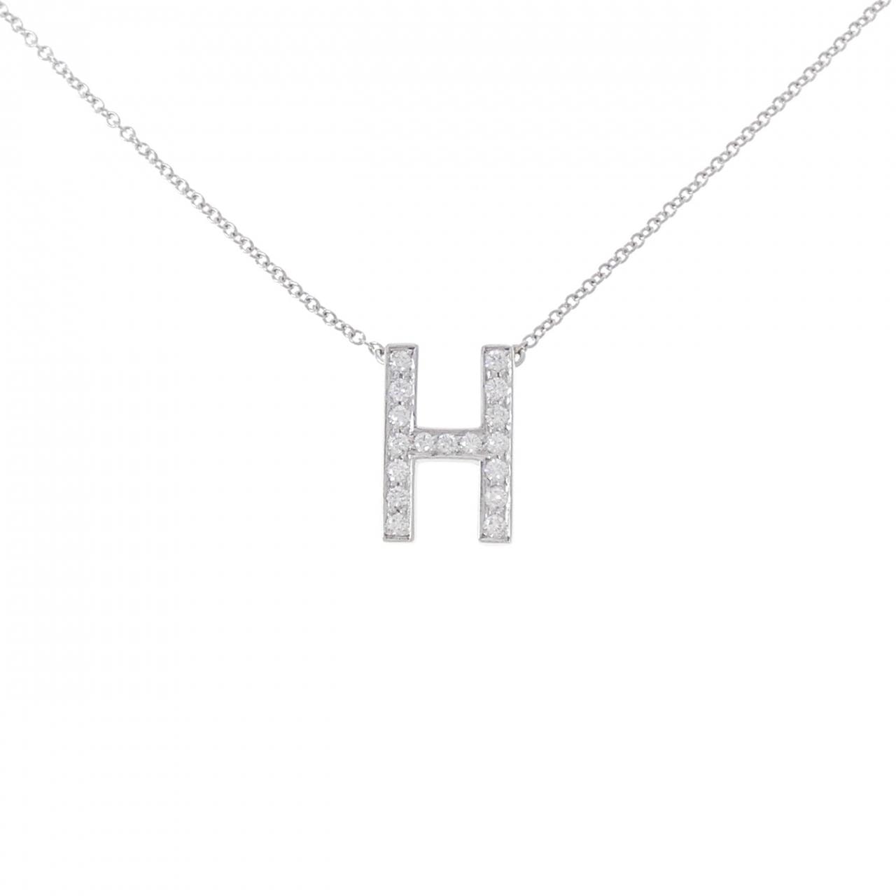 ティファニー レター ペンダント ミニ ネックレス