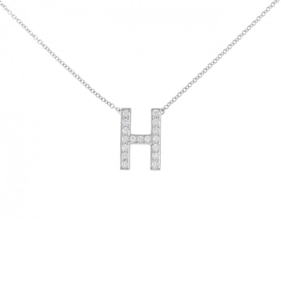 ティファニー レター ペンダント ミニ ネックレス