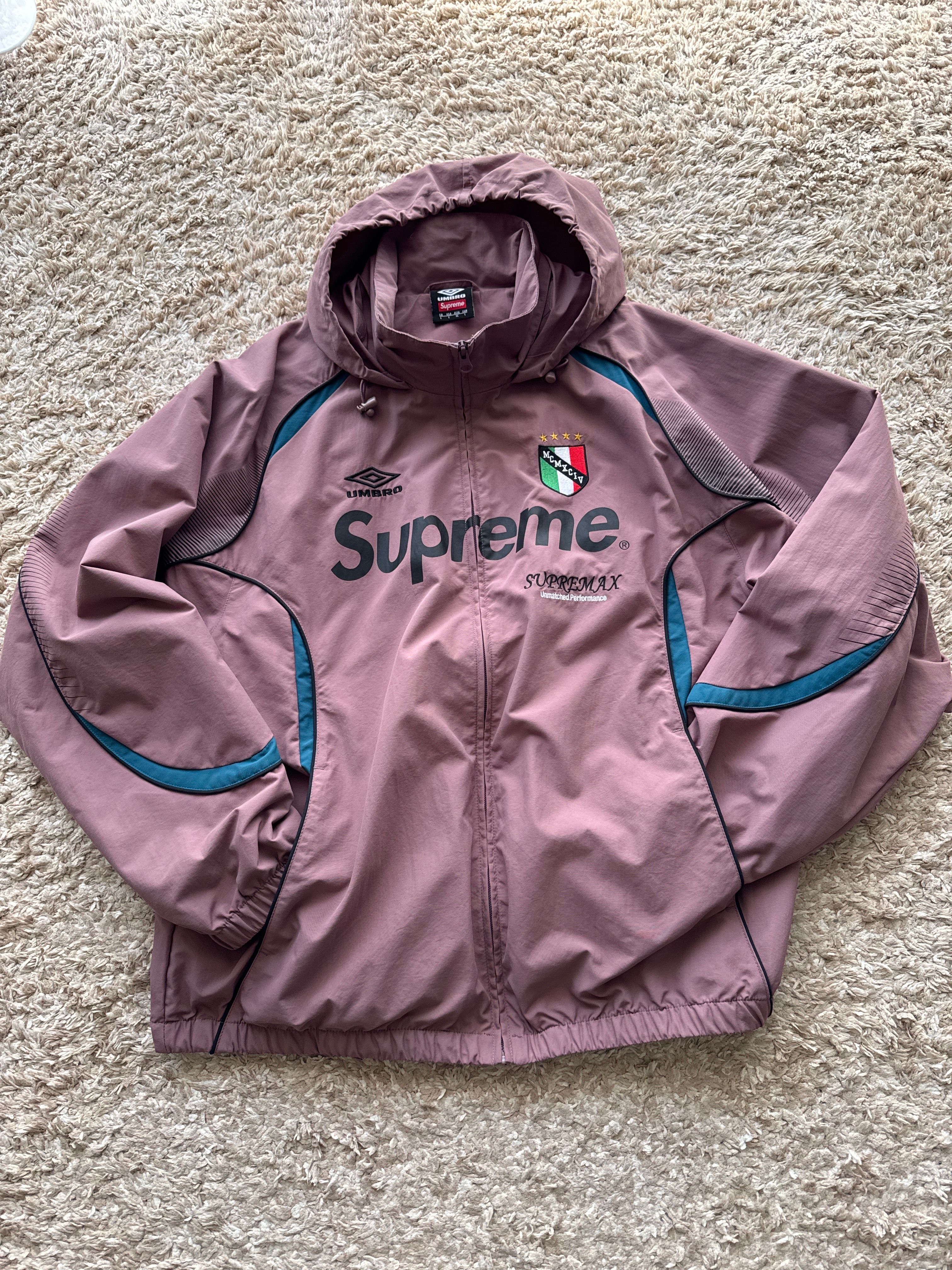 Supreme / Umbro Track Jacket "Dusty Plum"