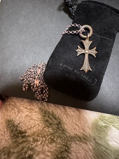 Chrome Hearts Tiny CH Cross Charm "Silver"