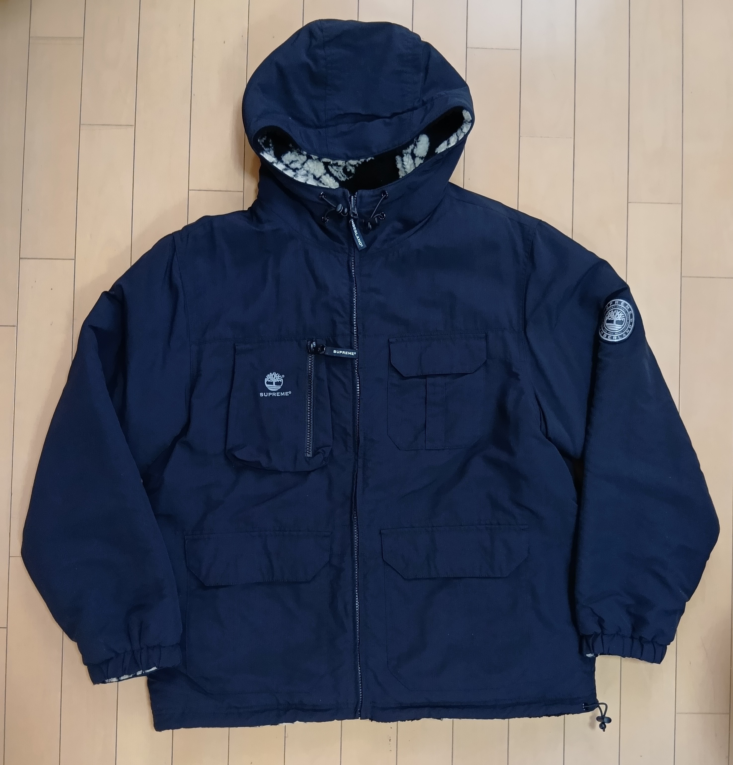 Supreme Timberland Reversible Ripstop Jacket "Black"
