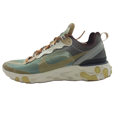NIKE ナイキ スニーカー BQ2718-300 × UNDERCOVER REACT ELEMENT 87 MINT GREEN アンダーカバー リアクトエレメント87 スニーカー マルチカラー系 28.5cm【中古】