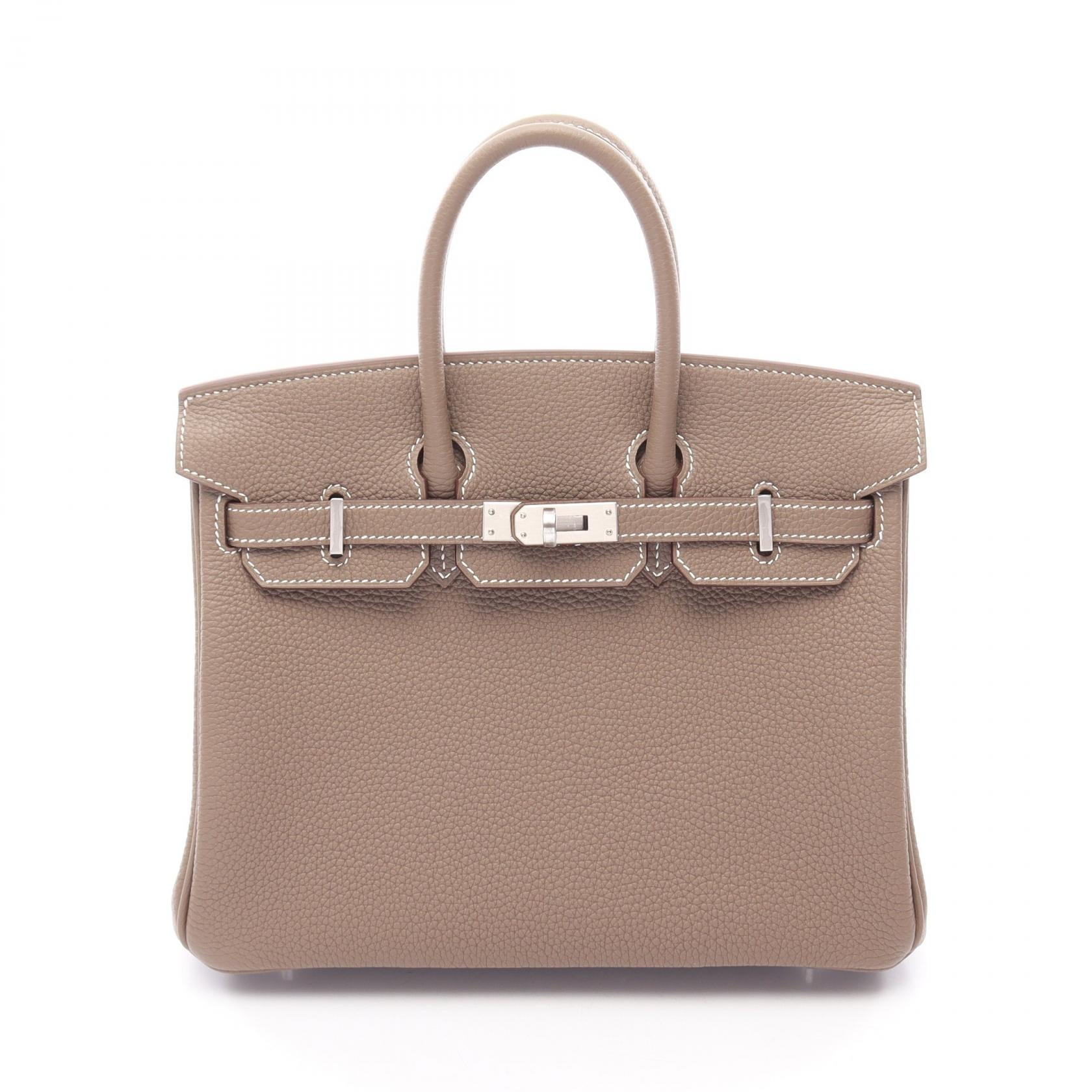 エルメス HERMES バーキン25 エトゥープ ハンドバッグ バッグ トゴ トゴ レディース グレー系 【中古】