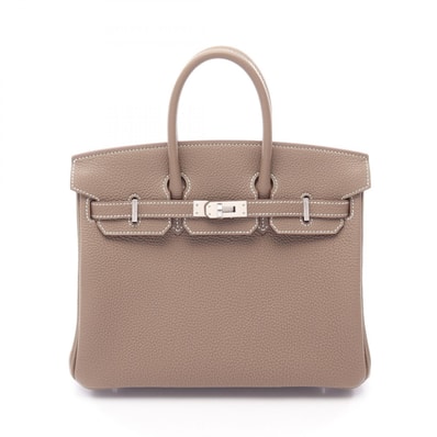 エルメス HERMES バーキン25 エトゥープ ハンドバッグ バッグ トゴ トゴ レディース グレー系 【中古】
