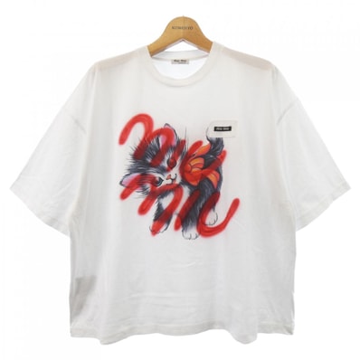 ミュウミュウ MIU MIU MJN266 1YF7 Tシャツ