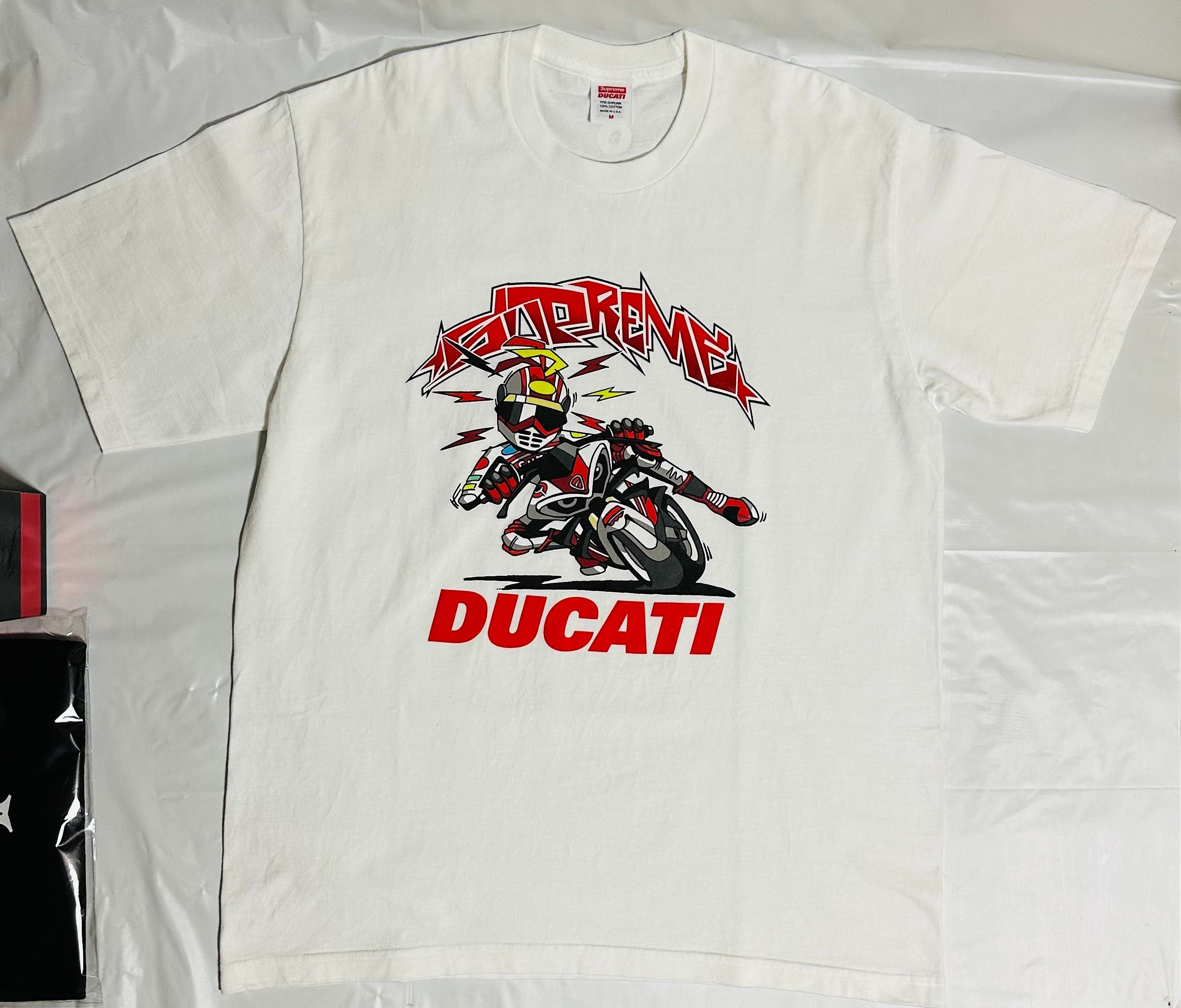 Supreme x Ducati Bike Tee "White"