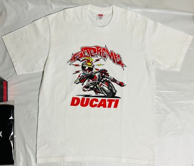 Supreme x Ducati Bike Tee "White"