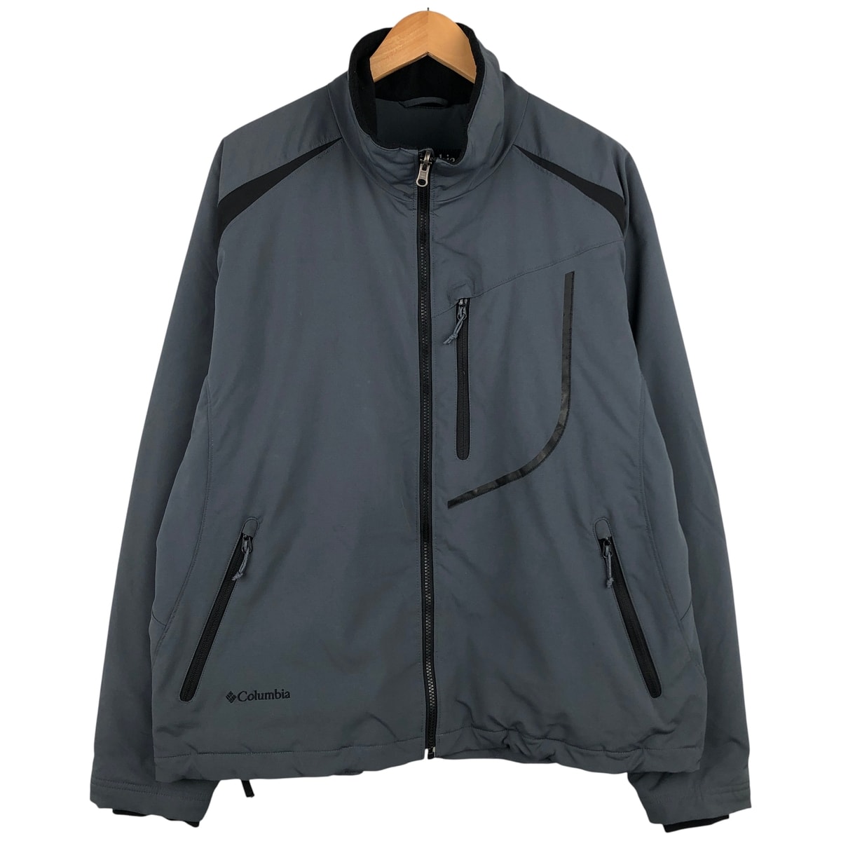 古着 コロンビア Columbia INTERCHANGE リップストップ 中綿入り ソフトシェルジャケット メンズXL相当/eaa599891