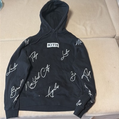 Kith City Script Hoodie "Black"