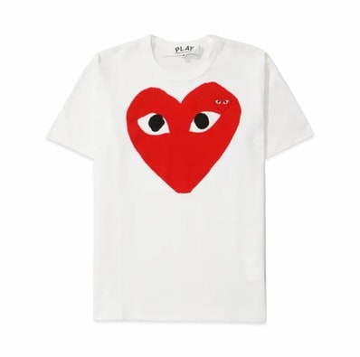 PLAY COMME des GARCONS T-Shirt AX-T026-051 "White"