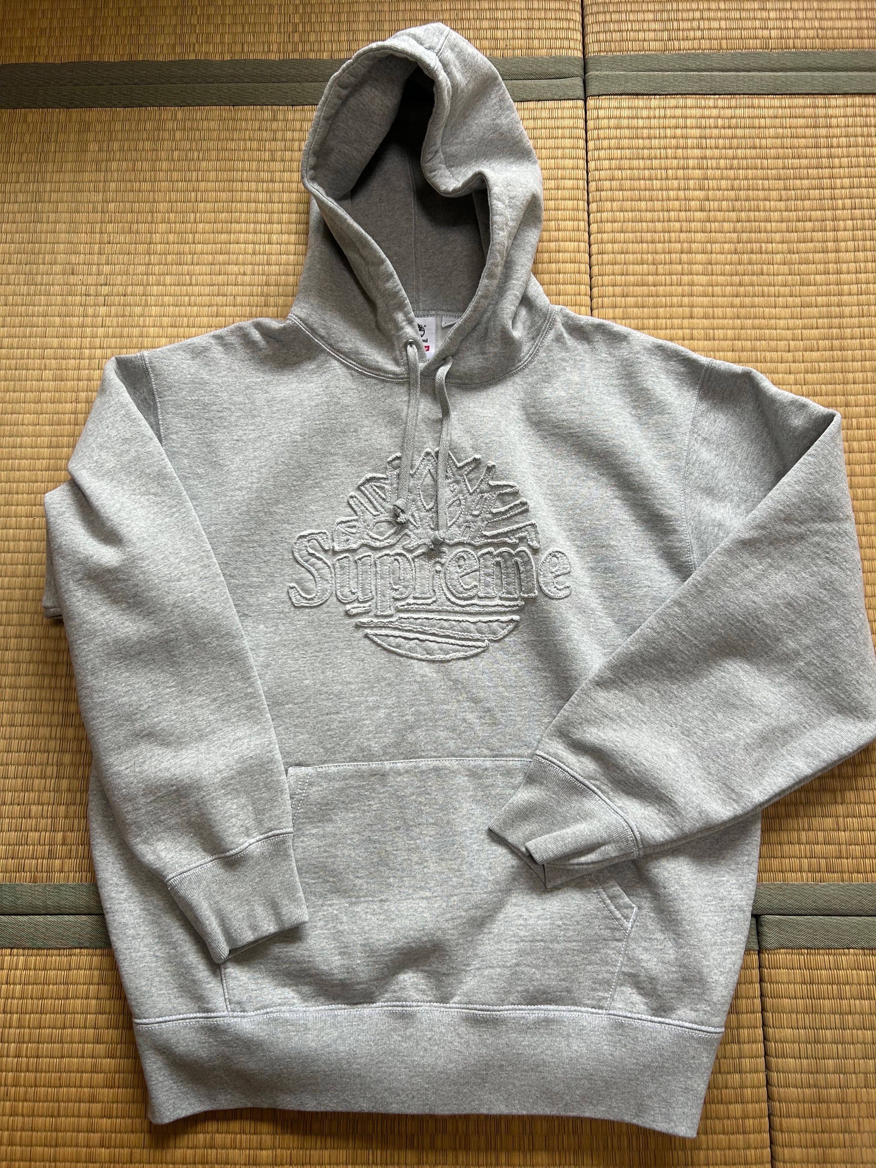 Supreme / Timberland Hooded Sweatshirt "Heather Grey"