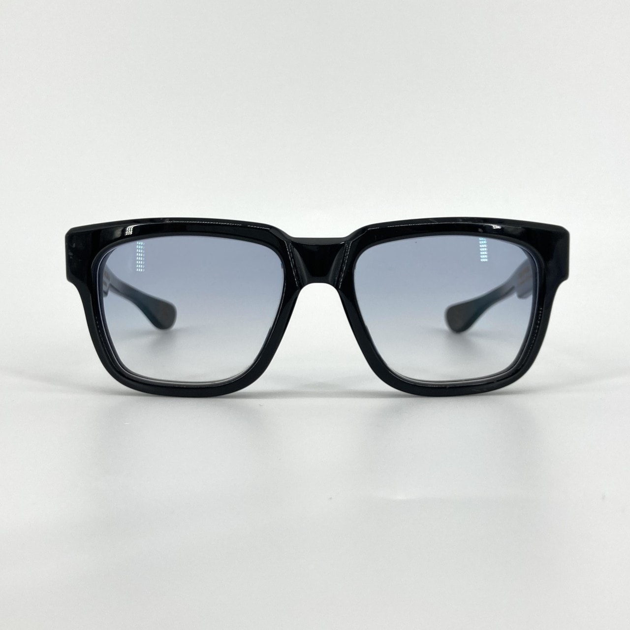 CHROME HEARTS(クロムハーツ) BOX-OFFICER 18KGP サングラス ブラック×ゴールド