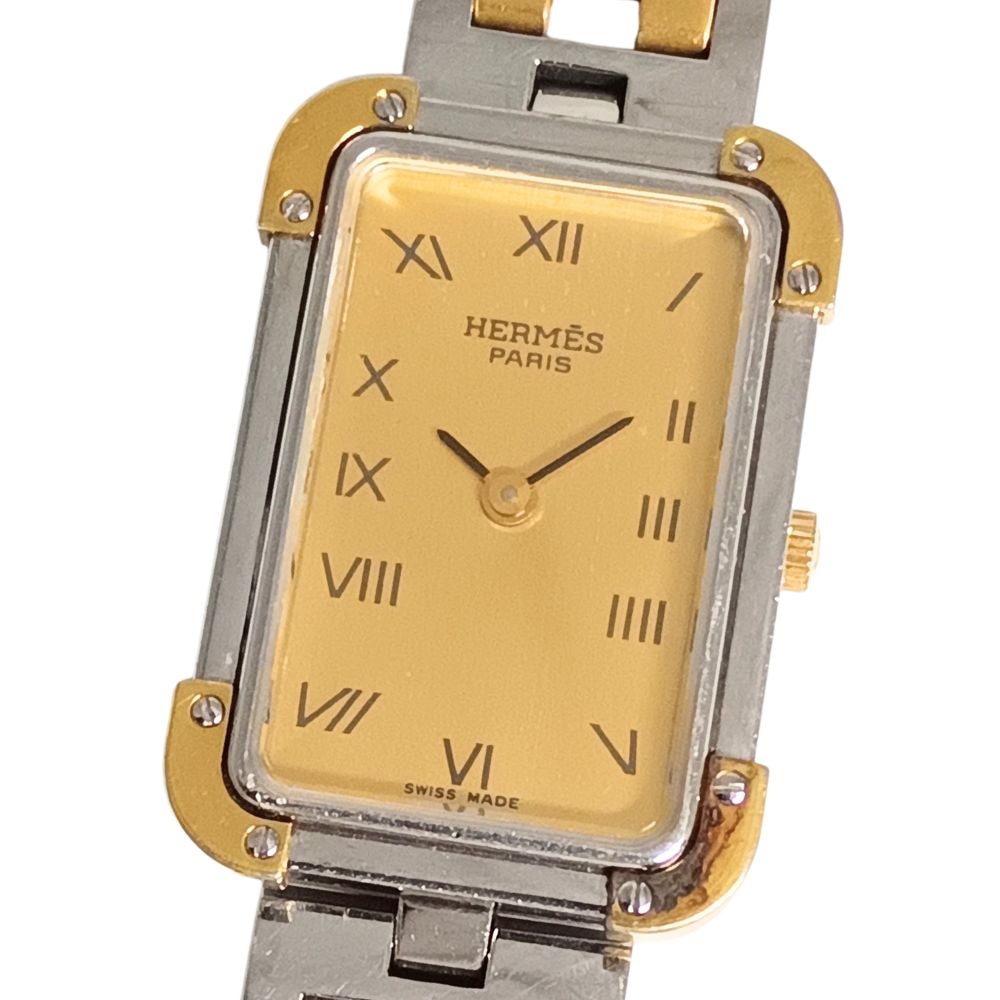 HERMES エルメス CR1.240 クロアジュール クォーツ レディース 腕時計 C1342