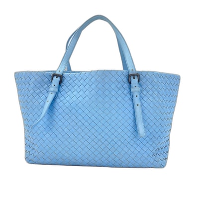 ボッテガヴェネタ BOTTEGAVENETA イントレチャート トートバッグ レザー【中古】