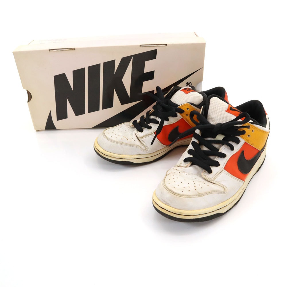 NIKE SB ナイキエスビー ダンク ロー プロ ロズウェル レイガンズ スニーカー 26 ホワイト 他 304292-802 箱付き