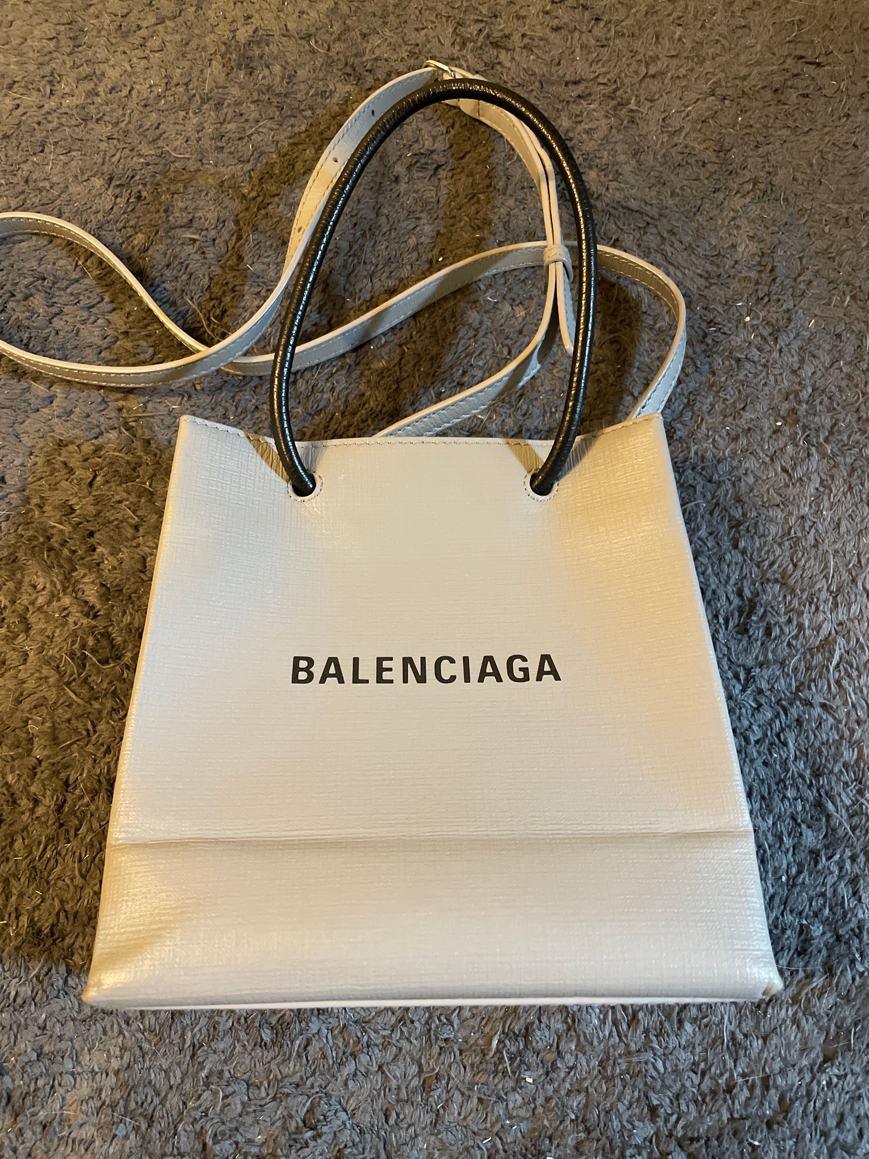 BALENCIAGA Shopping Tote XXS "Gray"