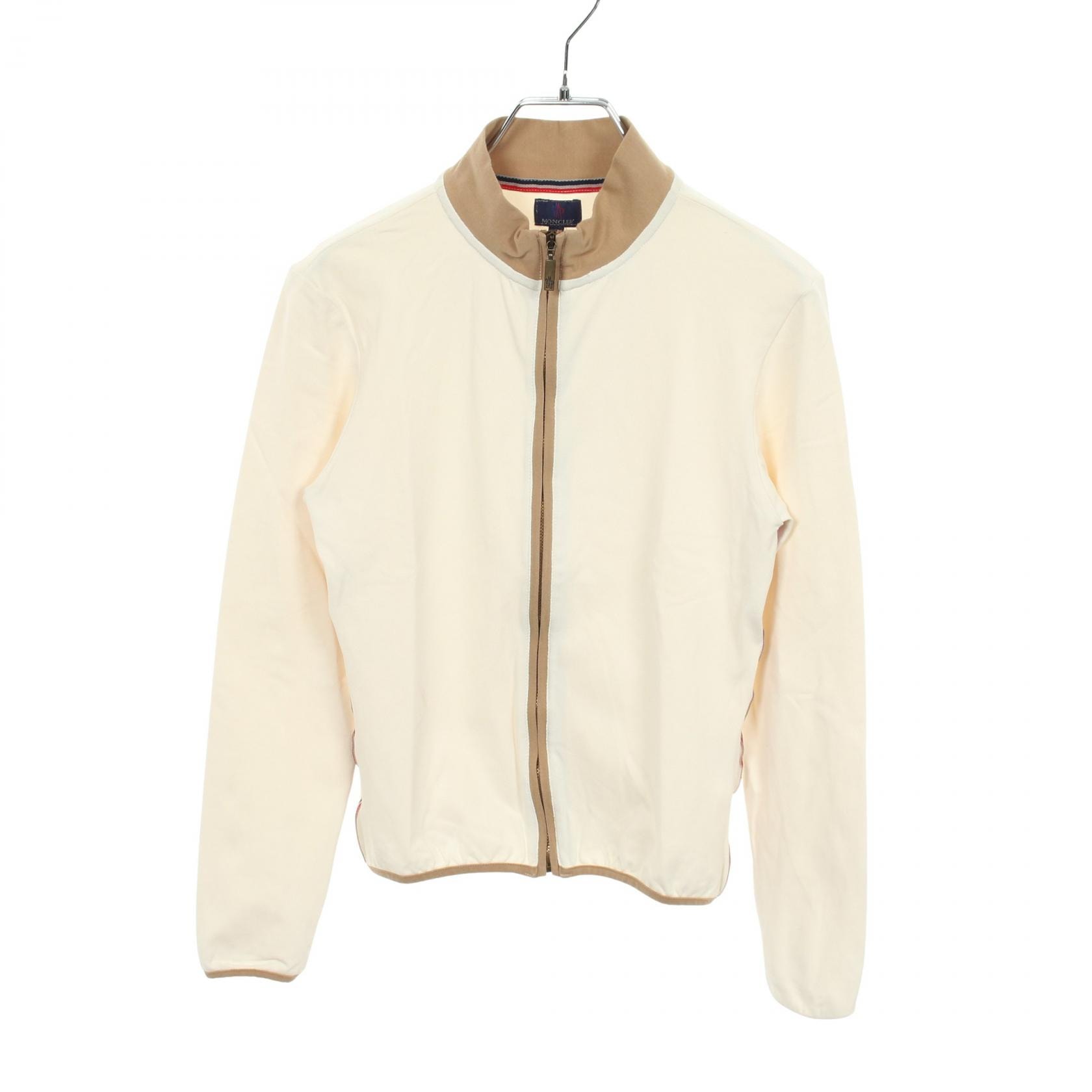 モンクレール MONCLER ジャージ 衣料品 トップス ナイロン レディース ホワイト系 / ベージュ系 【中古】