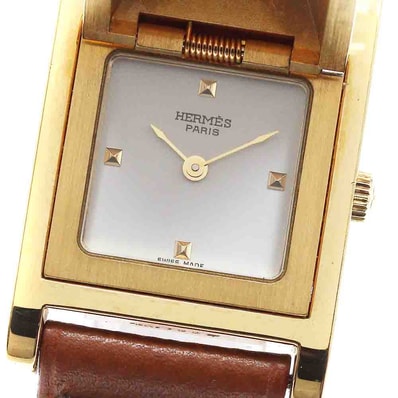 エルメス HERMES メドール クォーツ レディース _957096