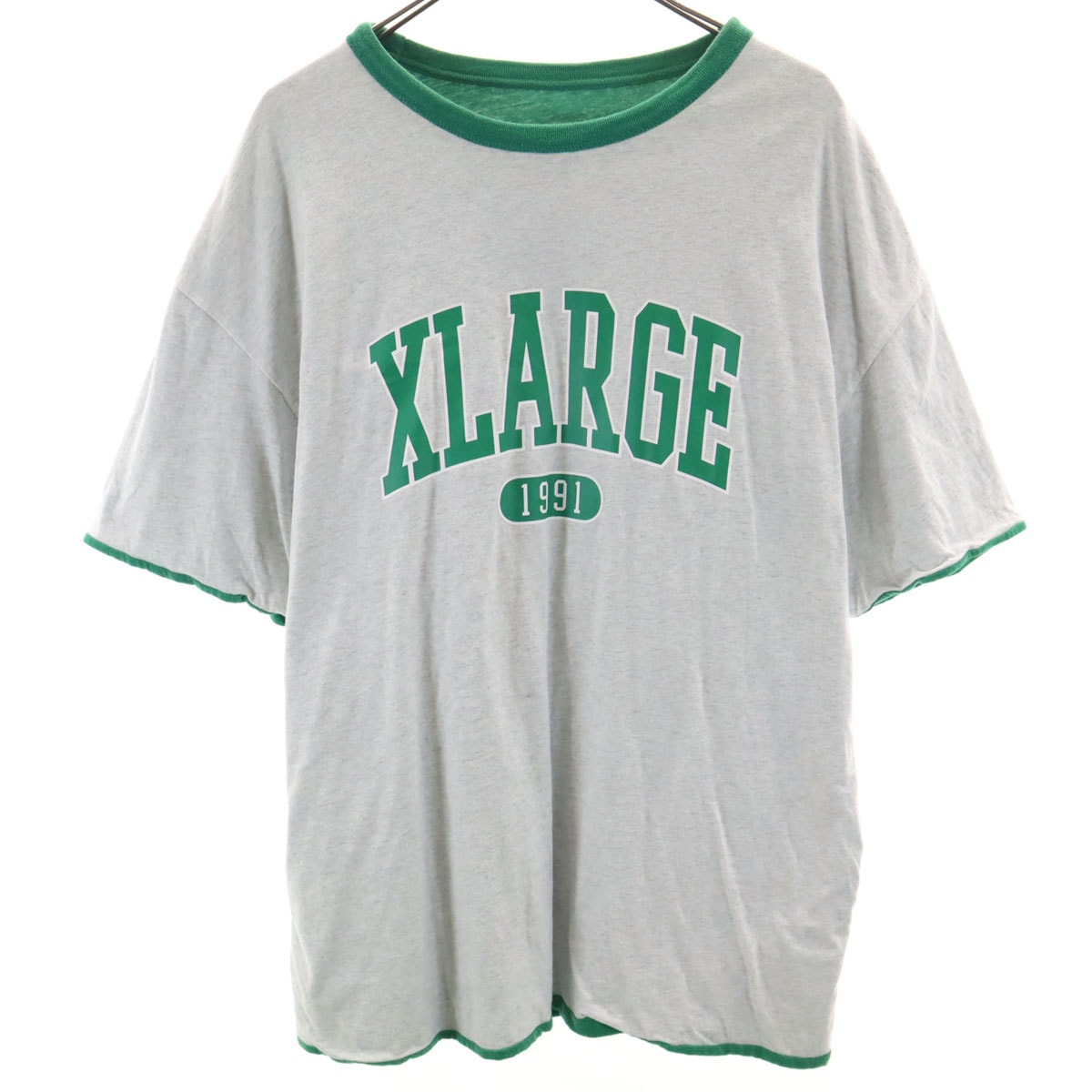XLARGE エクストララージ 半袖 リバーシブル Tシャツ L グレー