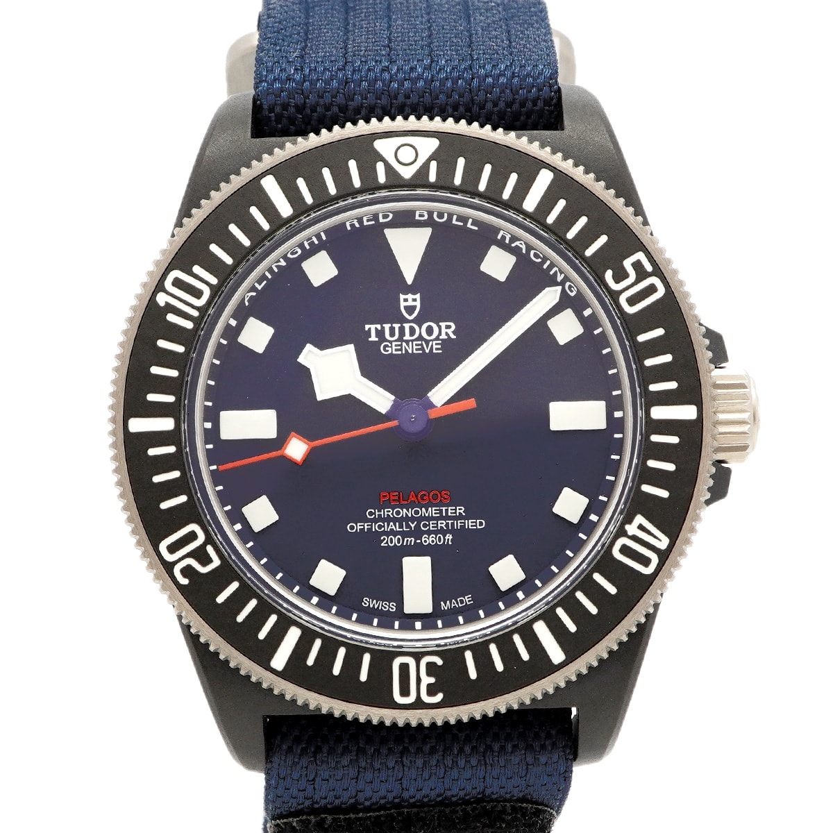 【6wdc0191】チュードル ペラゴス FXD 25707KN 黒文字盤【中古】腕時計 メンズ