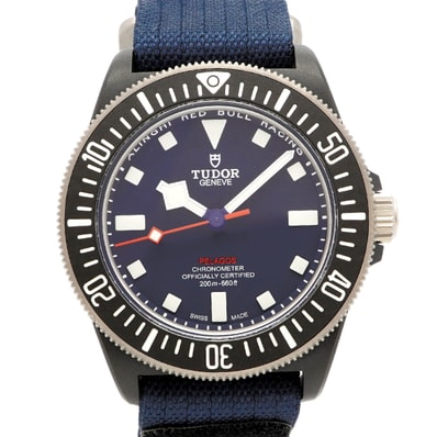 【6wdc0191】チュードル ペラゴス FXD 25707KN 黒文字盤【中古】腕時計 メンズ