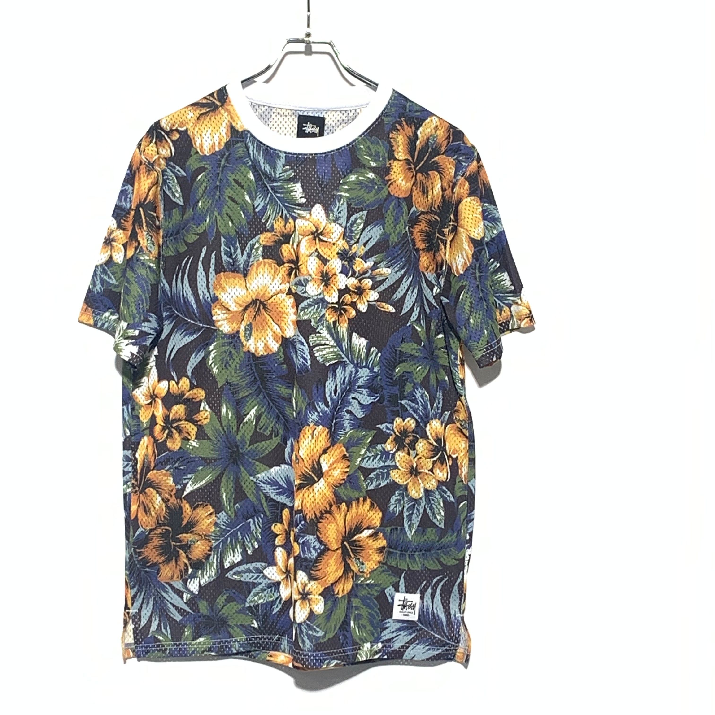 Stussy Island Flower Mesh T-Shirt "Black"