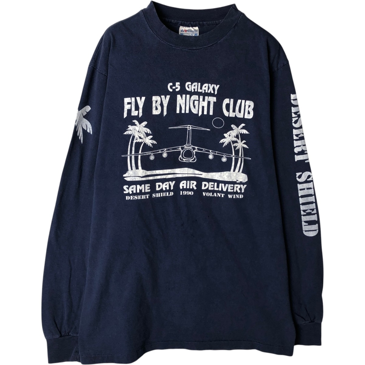 古着 80年代 ヘインズ Hanes BEEFY-T 青タグ ロングTシャツ ロンT USA製 メンズL相当 ヴィンテージ/eaa632821