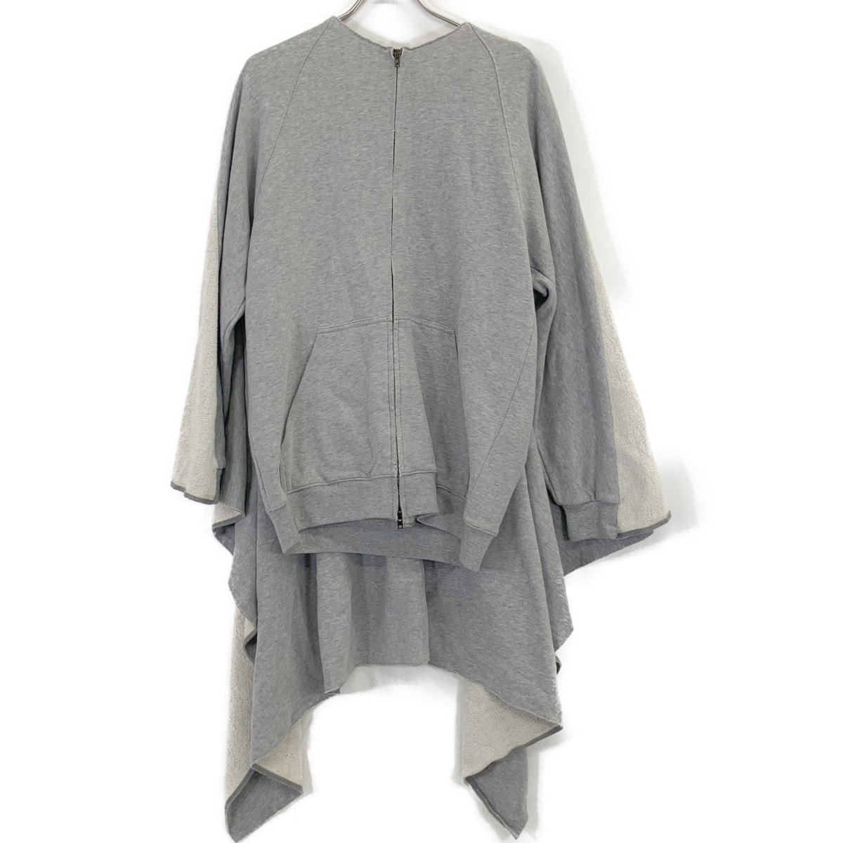 メゾンマルジェラ 1【美品/国内正規】12AW S51GP0002 Zip-up sweat cape ジップアップ スウェットケープ XS
