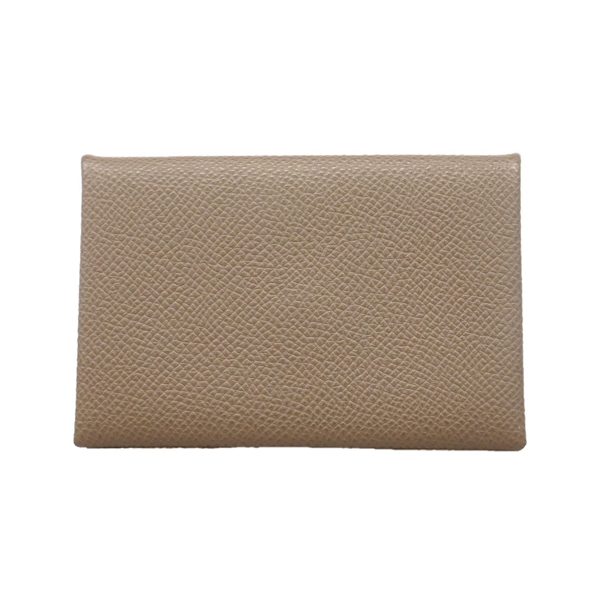 【6ia0252】エルメス カードケース カルヴィヴェルソ ヴォーエプソン エタン/ヴェールクリケット シルバー金具 Y刻印【中古】メンズ レディース ユニセックス