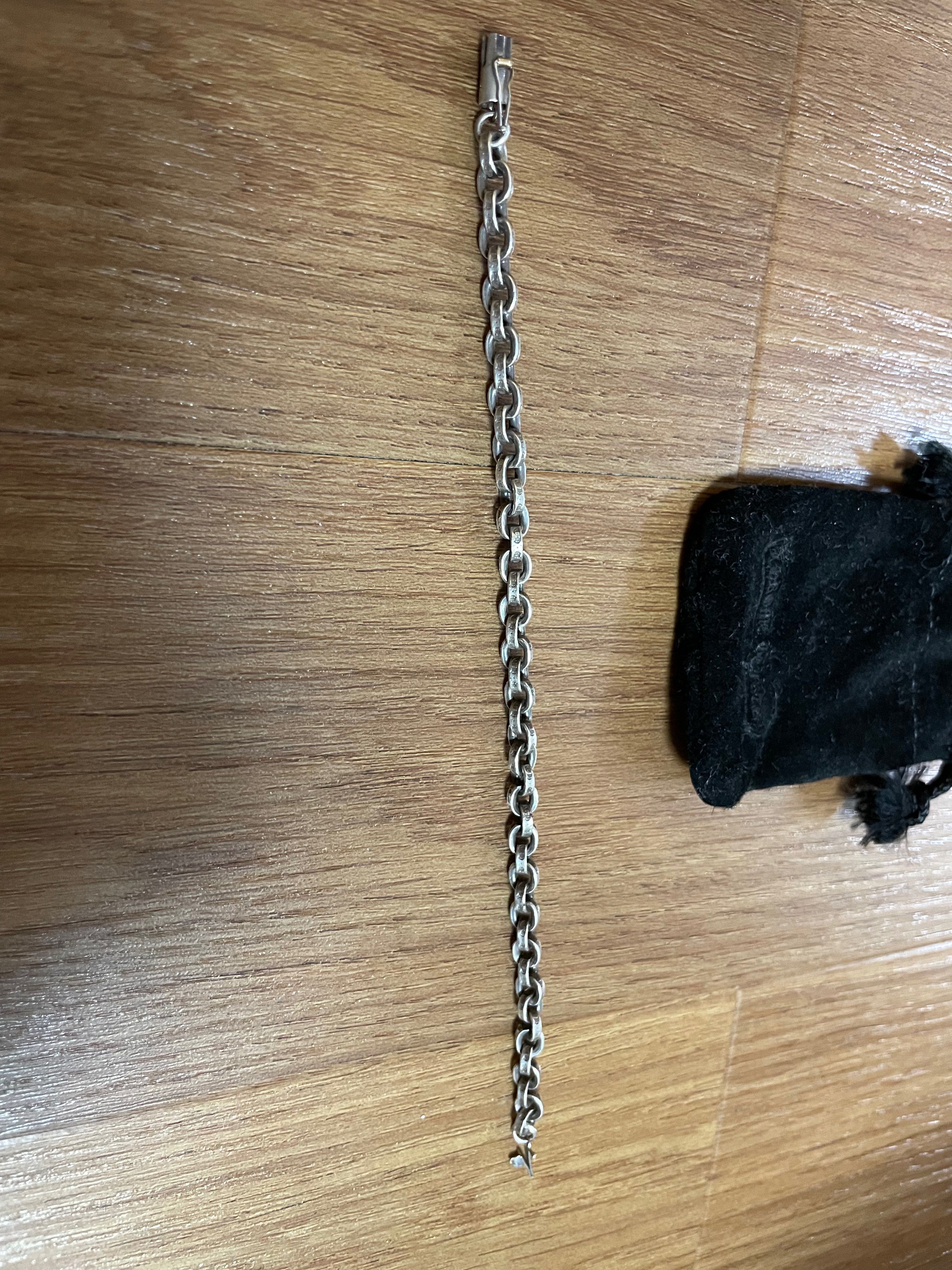 Chrome Hearts Paper Chain Bracelet "Silver"