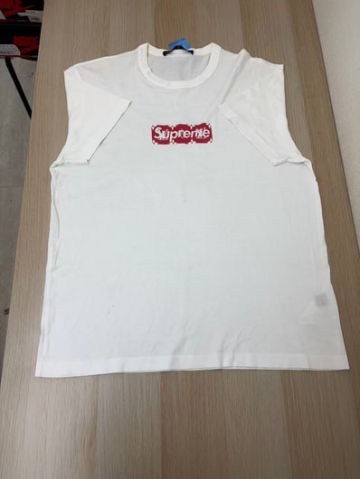 Supreme / Louis Vuitton Box Logo Tee "Red"