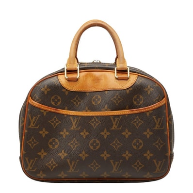 ルイ ヴィトン モノグラム トゥルーヴィル ハンドバッグ M42228 ブラウン PVC レザー レディース LOUIS VUITTON 【中古】
