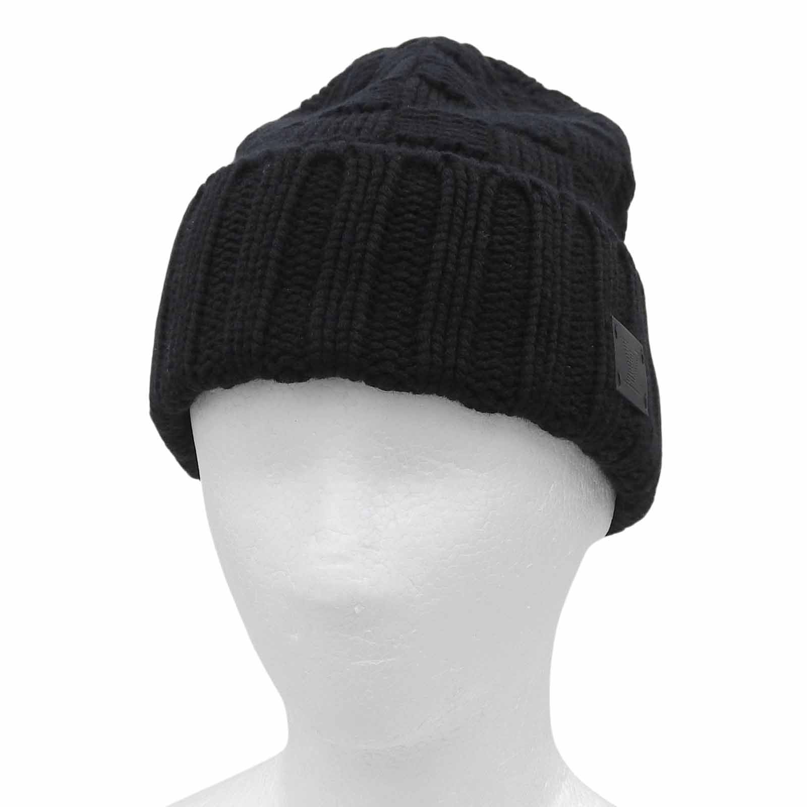 極美品 ルイヴィトン ニットキャップ ヘルシンキ ブラック メンズ