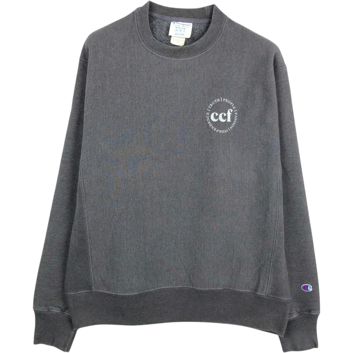 古着 チャンピオン Champion REVERSE WEAVE リバースウィーブ プリントスウェットシャツ トレーナー メンズM相当/eaa671668