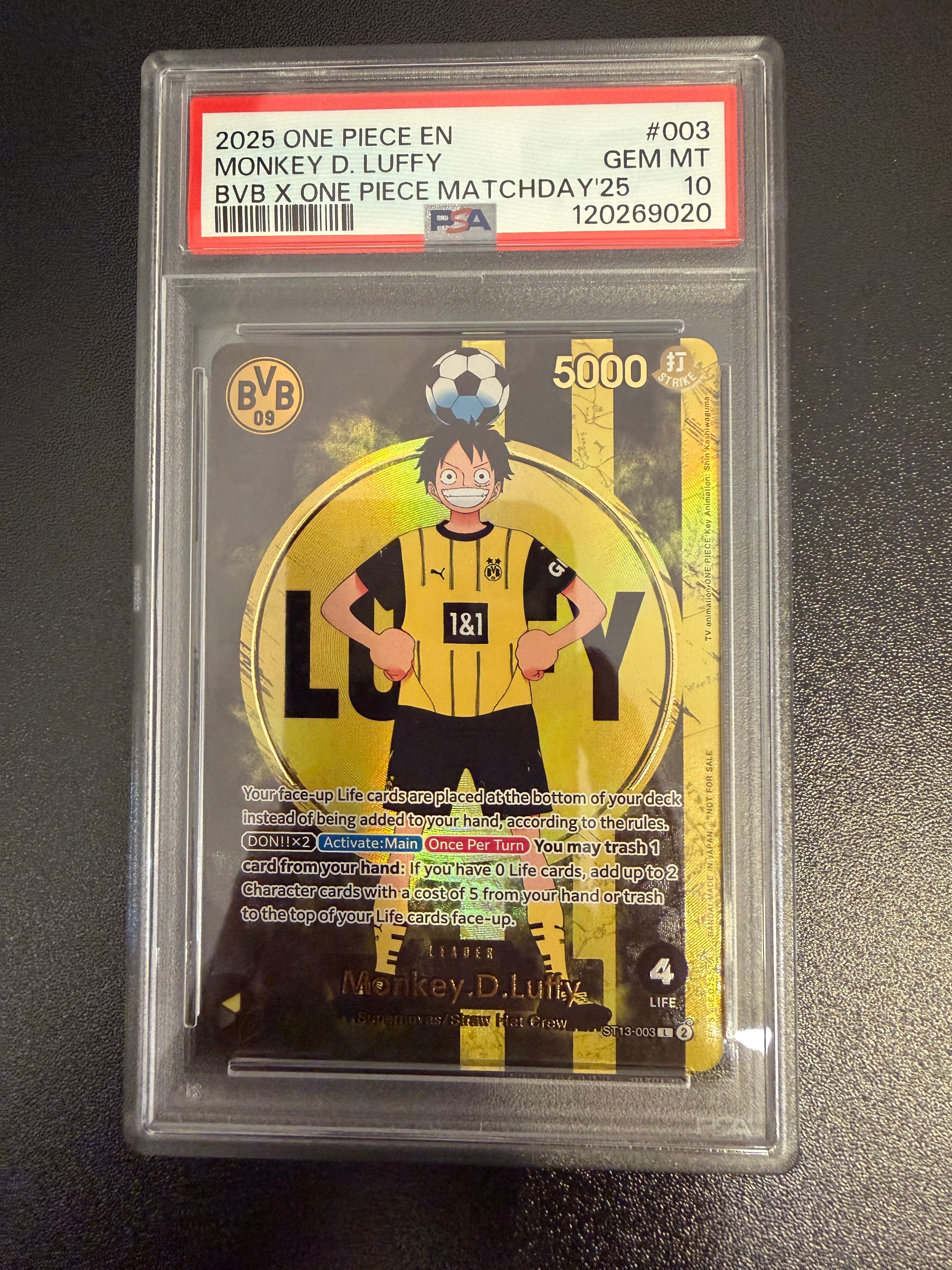 モンキー・D・ルフィ L [ST13-003]【英語版】(プロモーションカード「ボルシアドルトムント × ONE PIECE マッチデー 2025」)