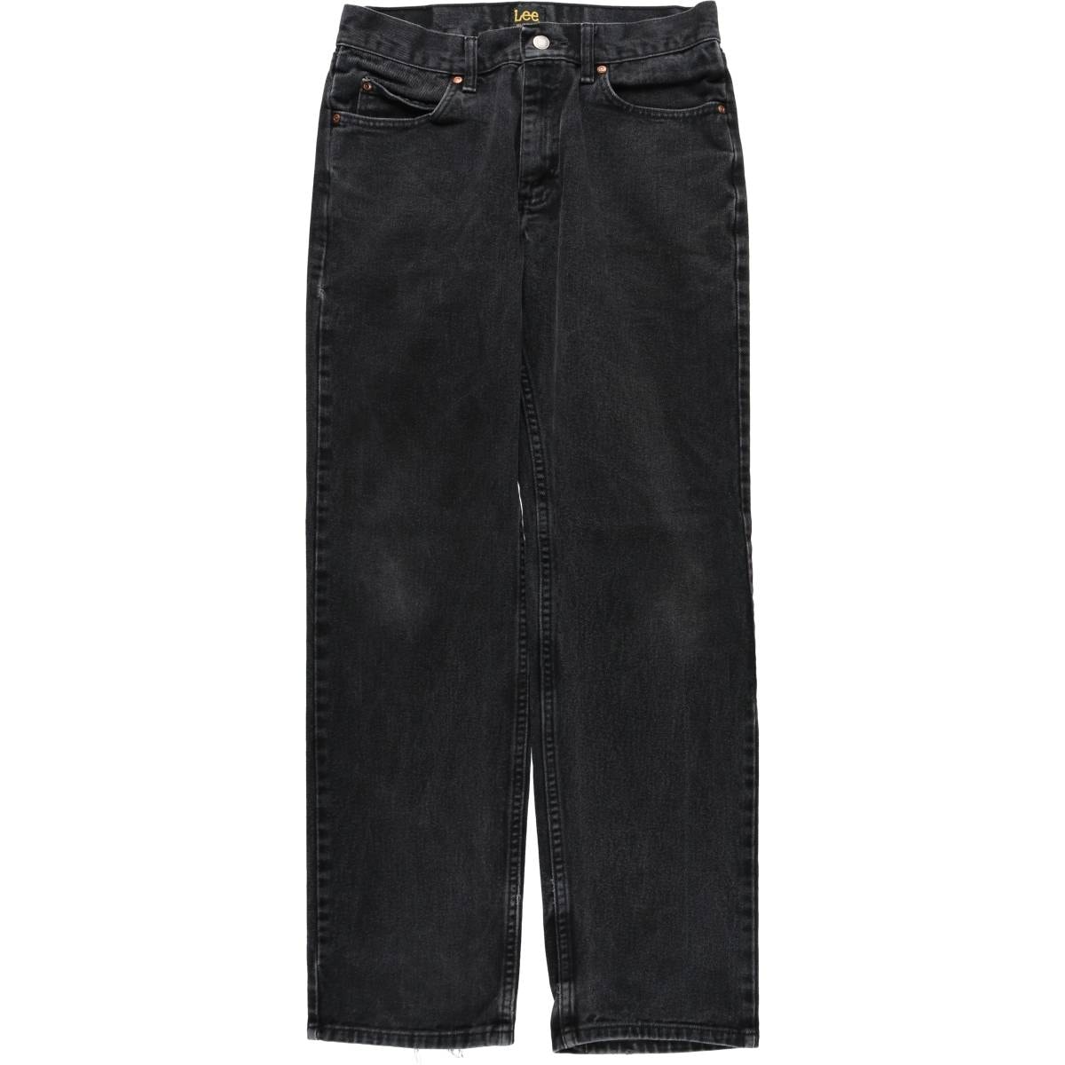 古着 リー Lee RELAXED FIT ブラックデニム ストレートデニムパンツ メンズw31相当/eaa569528